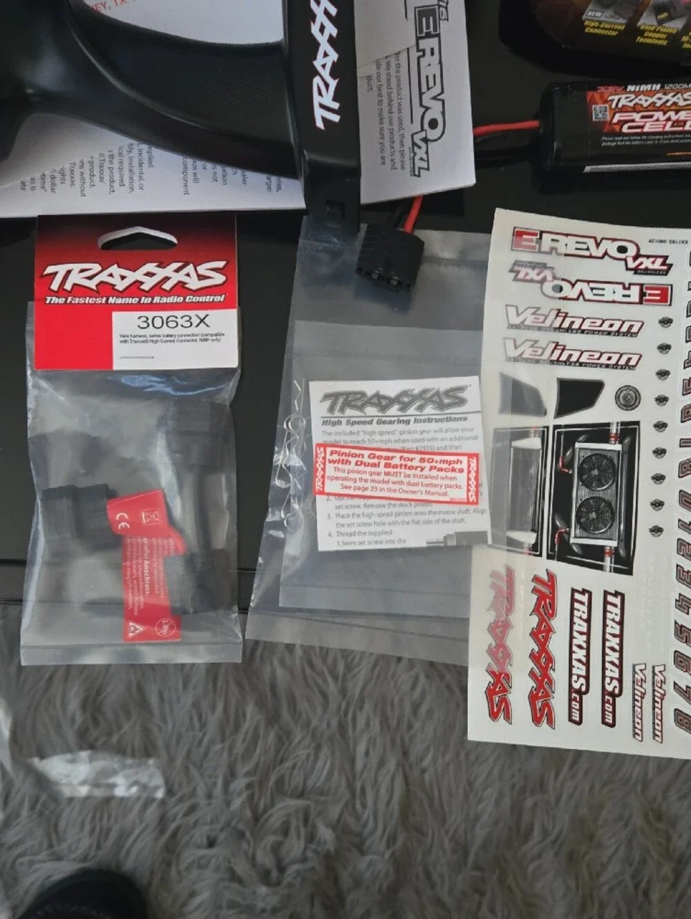 Traxxas Blue Remote Control Monster Truck with Accessories